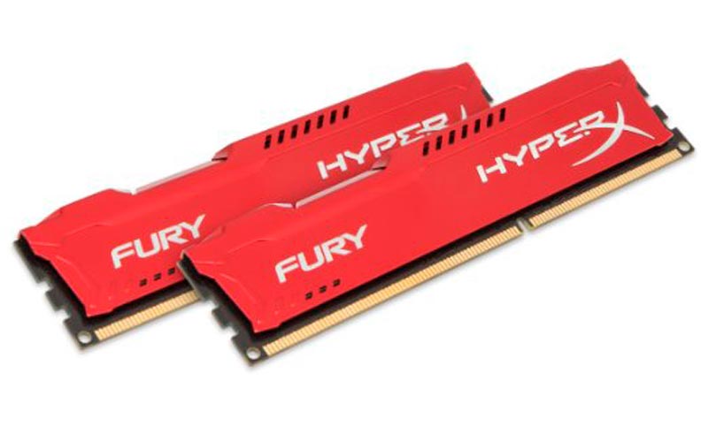 RAM PC 8GB KINGSTON HYPERX FURY BUS 2400 RED _ HY424C15FR2/8